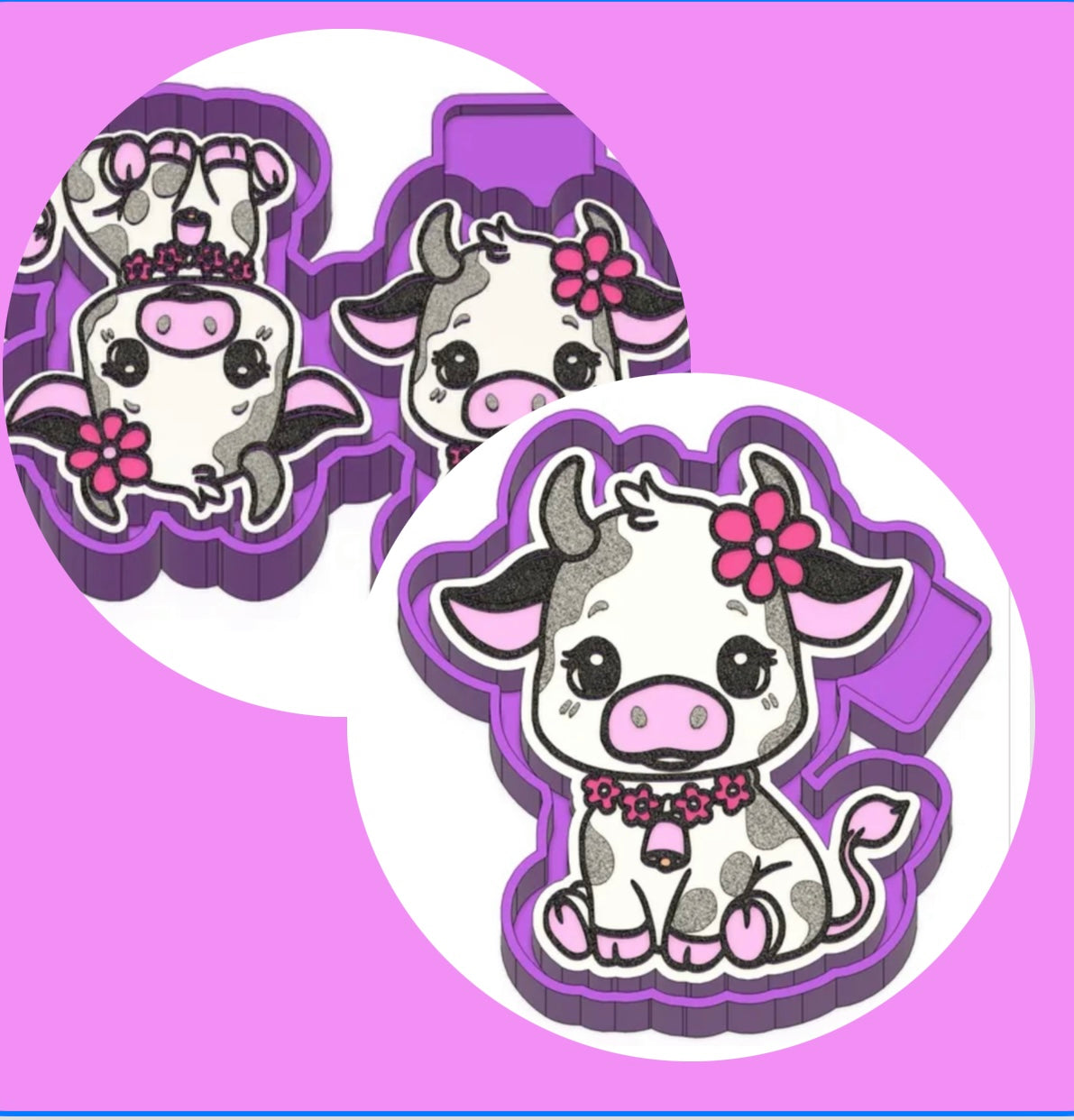 Freshie and vent mold set.