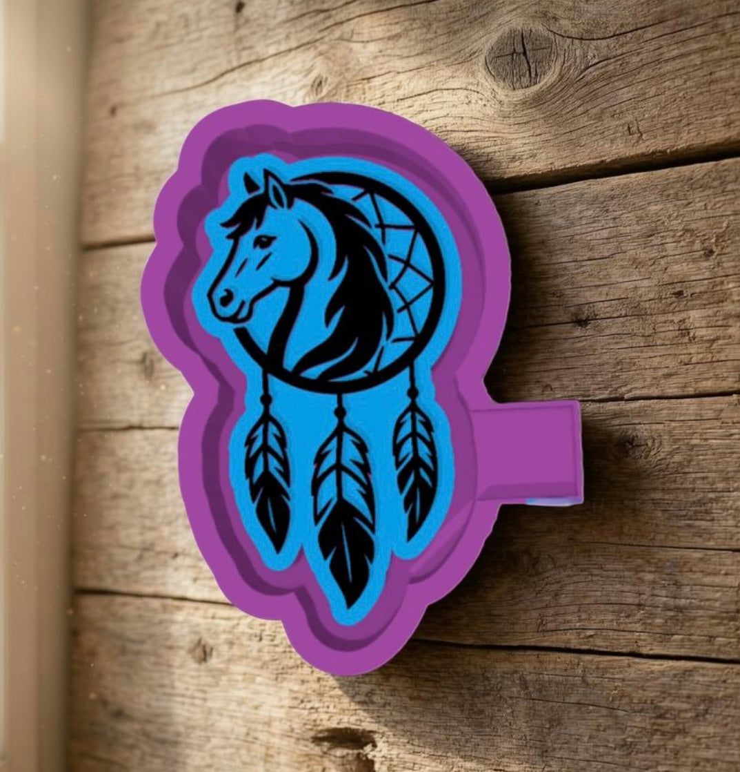 Dream catcher car freshie mold.