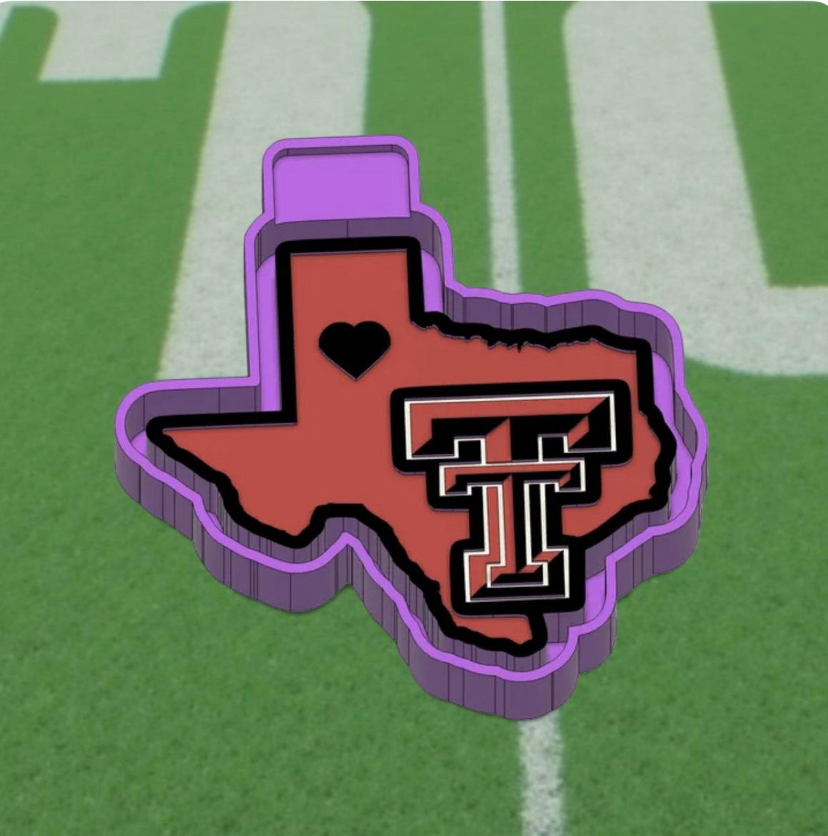 Texas Tech car freshie mold.