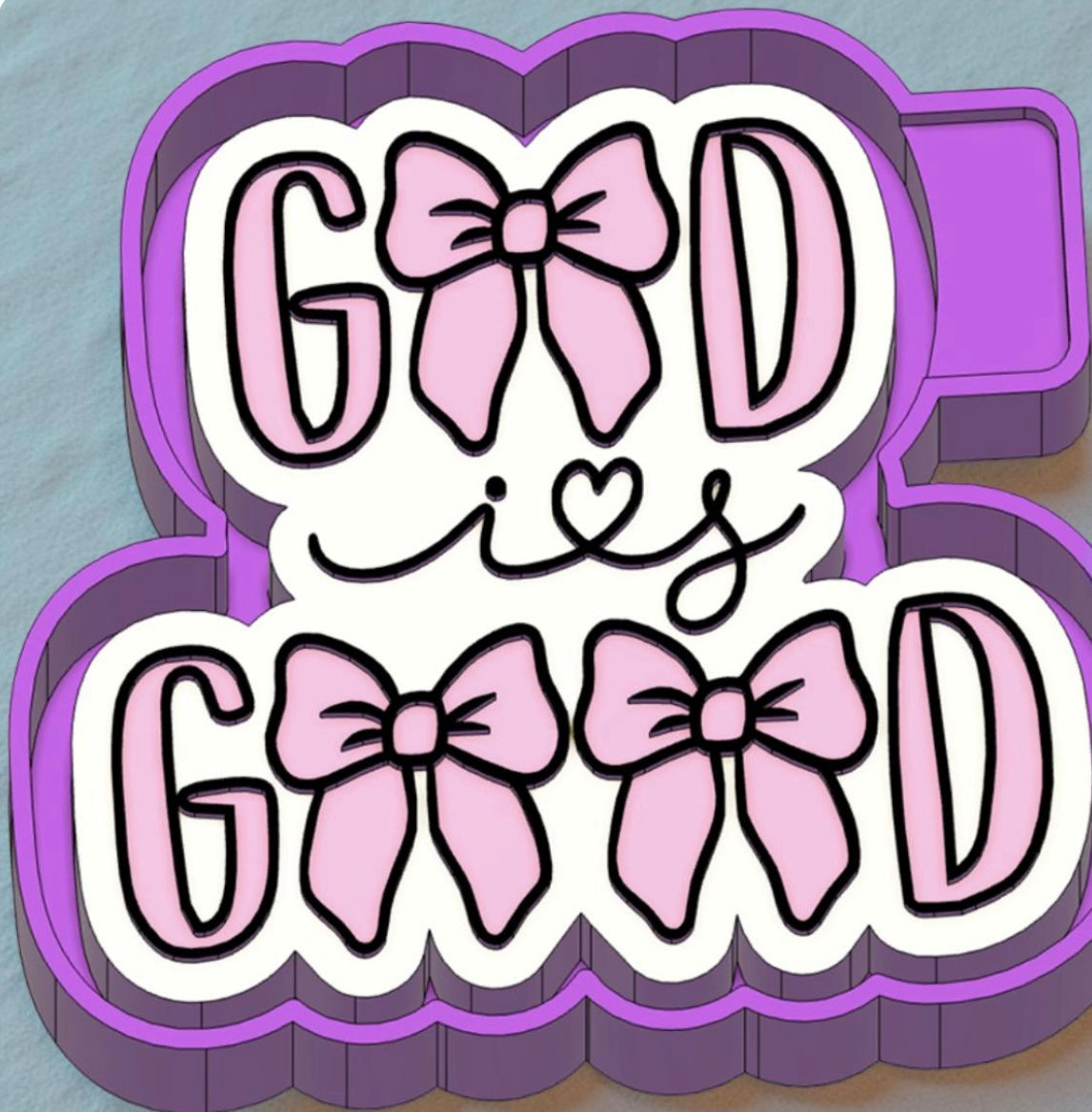 “God is Good” car freshie mold.