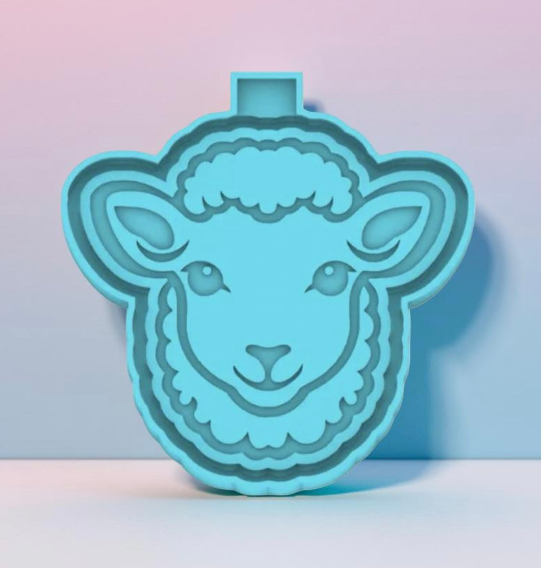 Sheep car freshie mold.