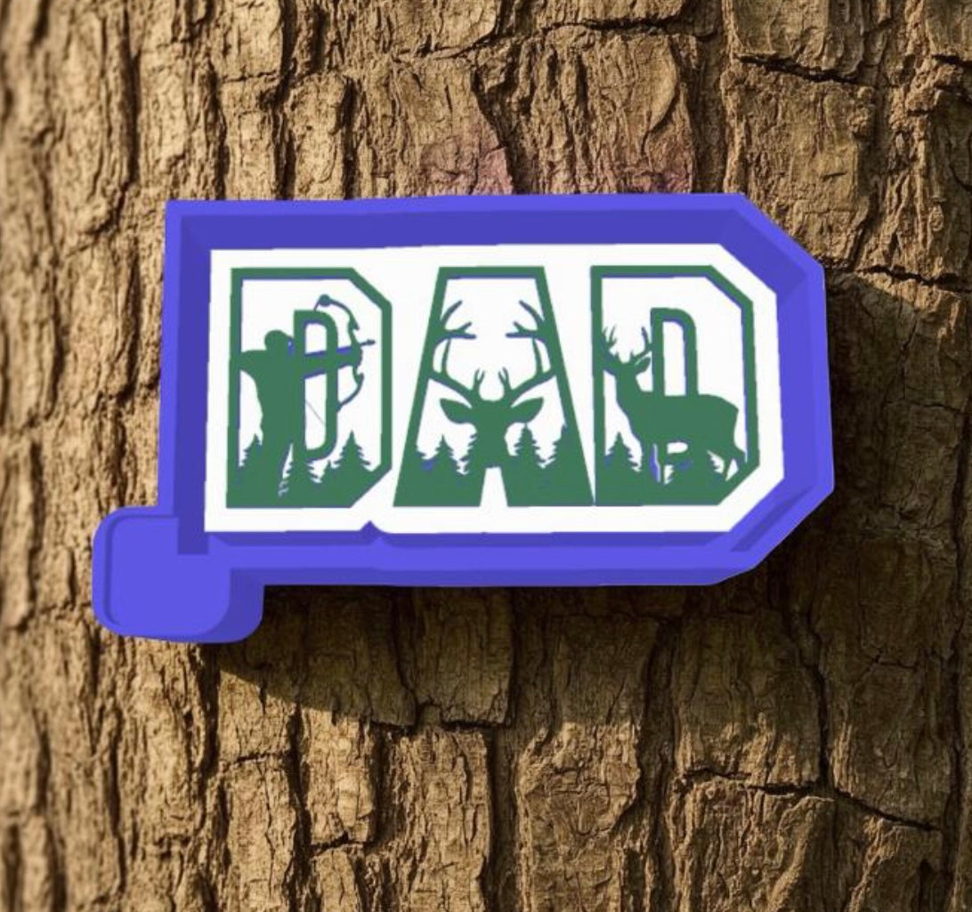 Hunting dad car freshie.