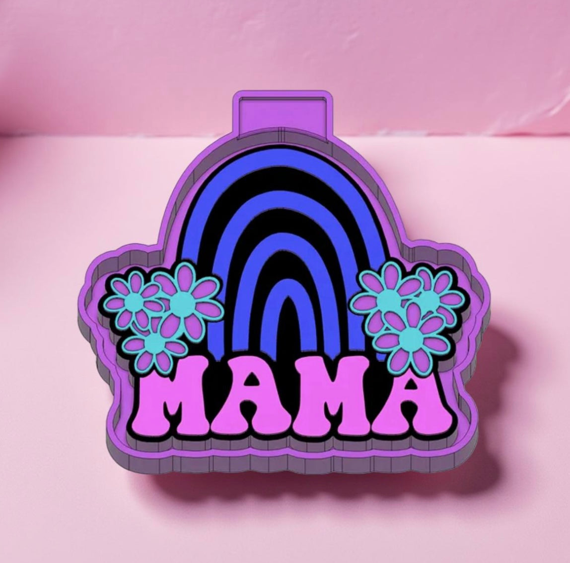 MAMA rainbow car freshie mold.