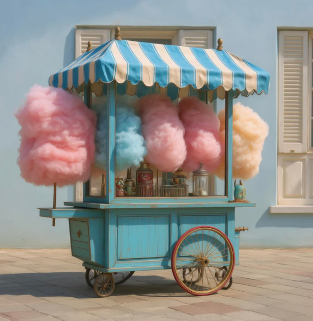 Cotton Candy secented aroma beads.