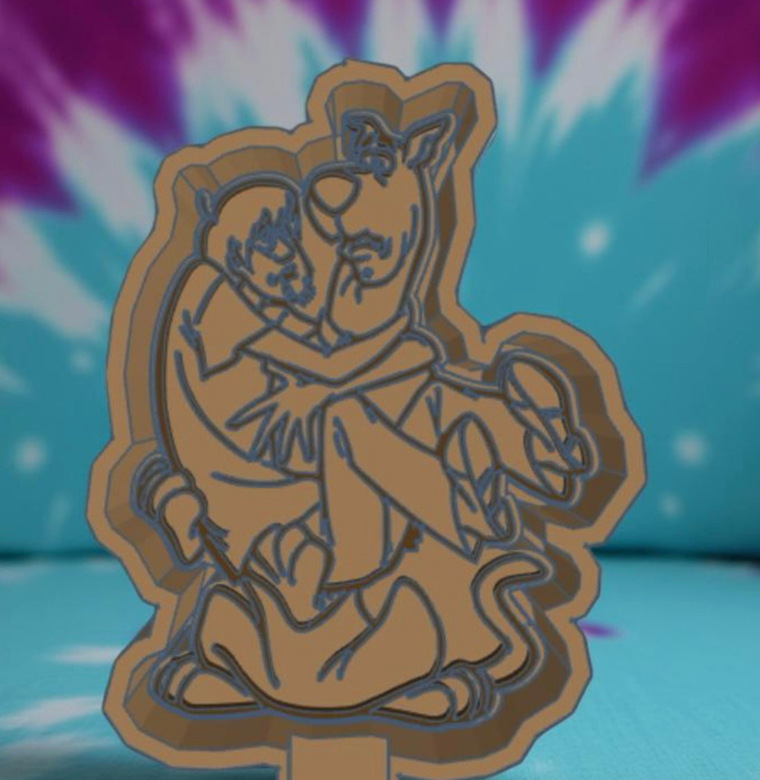 Scooby and Saggy car freshie mold.