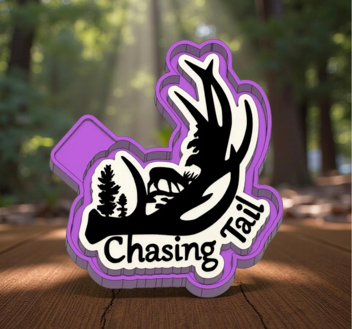 Chasing tail car freshie mold.