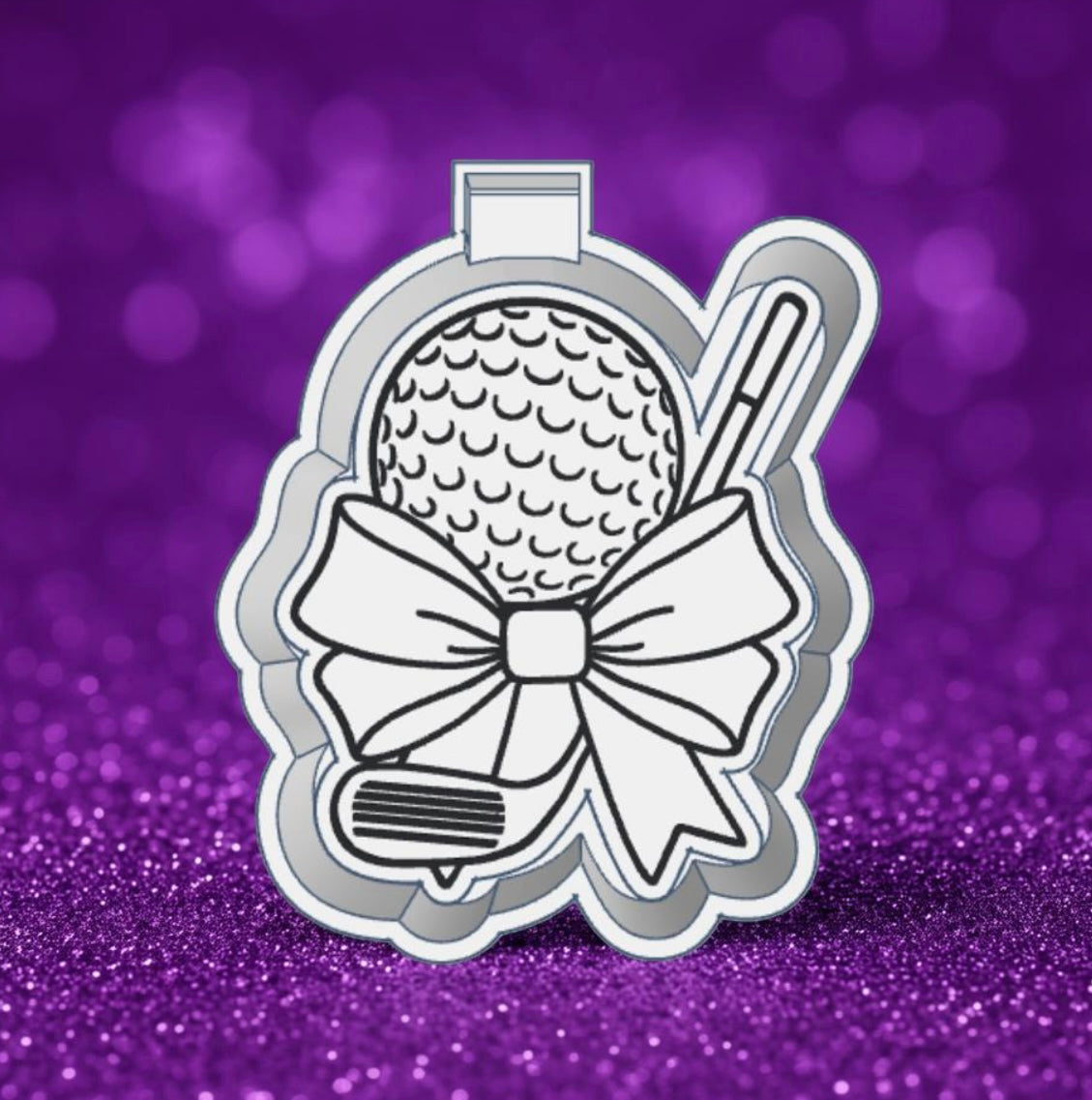 Golf car freshie mold.