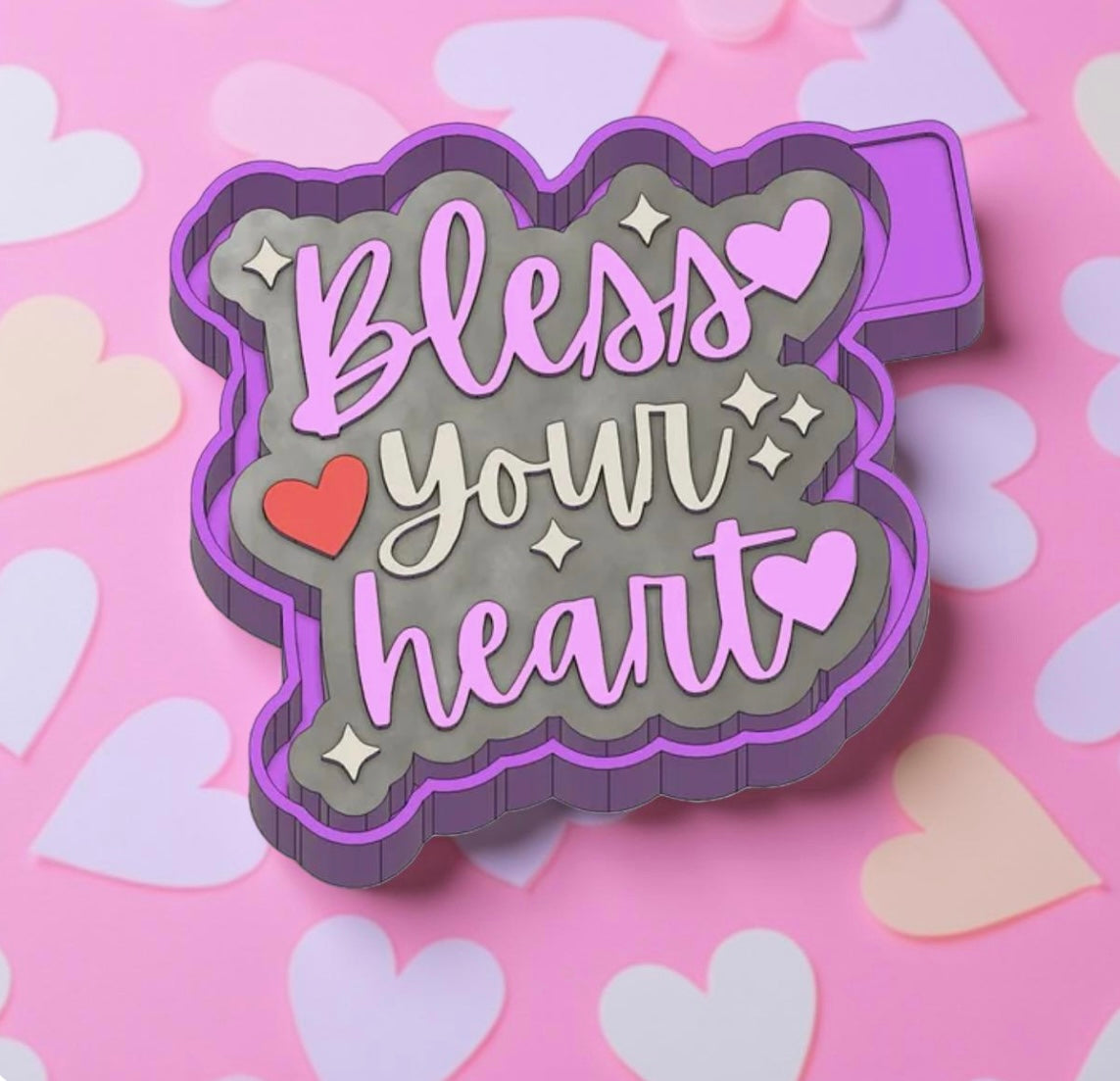 Bless your heart car freshie mold.