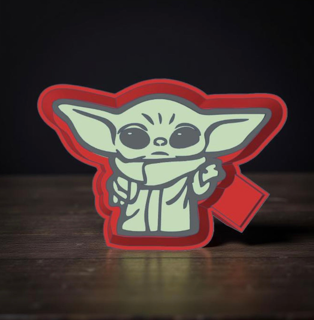 Baby Yoda car freshie mold.