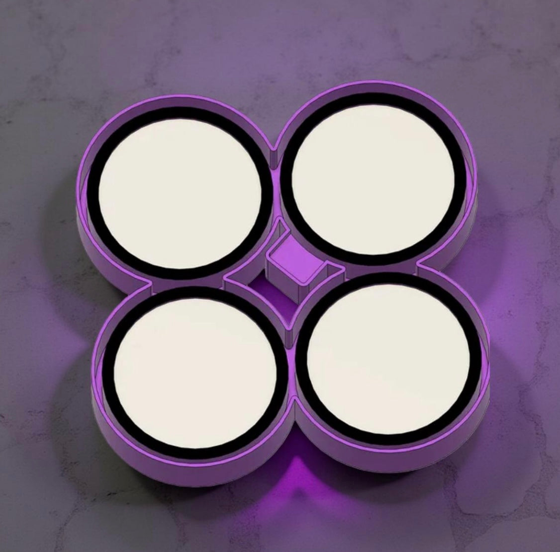4 - 4 inch round card stock car freshie molds