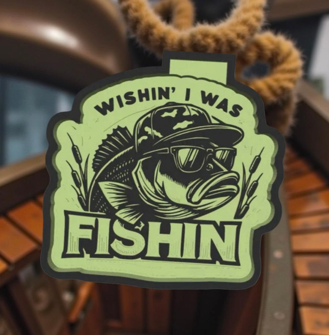 Wishing I was fishing car freshie mold.