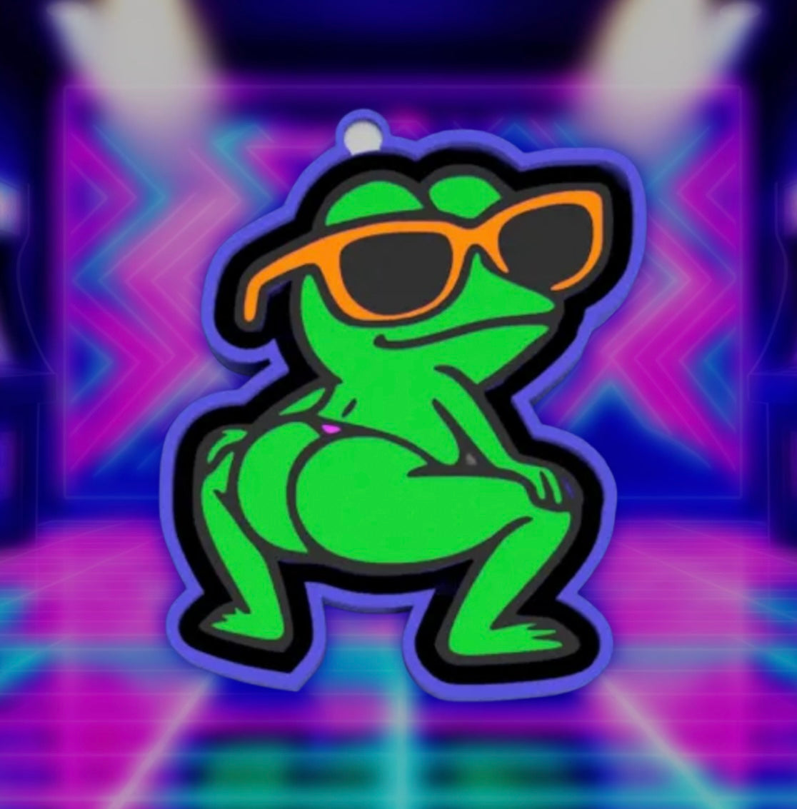 Frog twerkin car freshie mold.