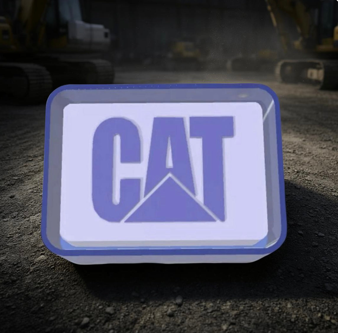 CAT car freshie mold.