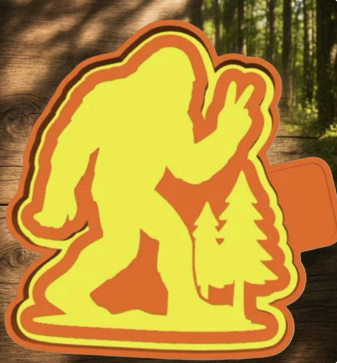 Bigfoot car freshie mold.