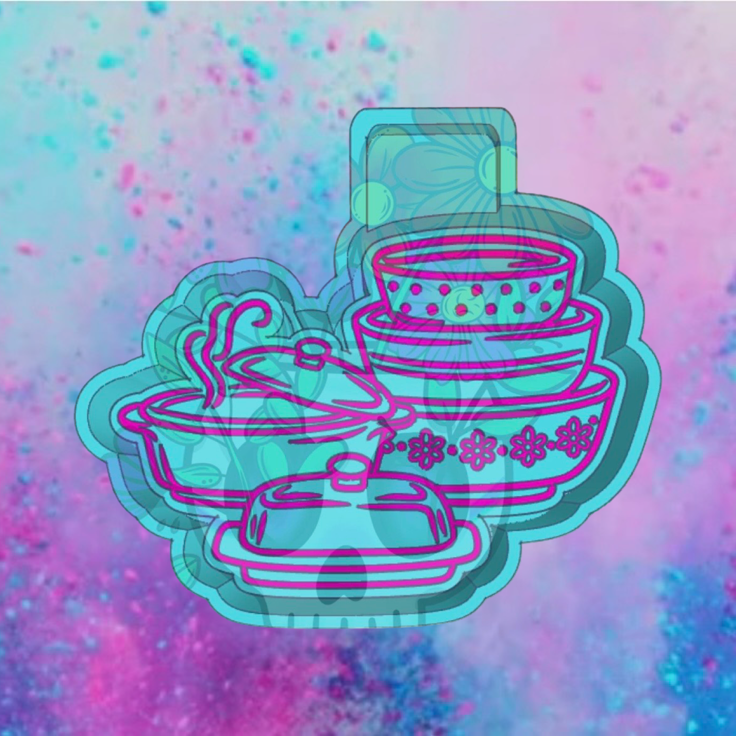 Granny bowls freshie mold