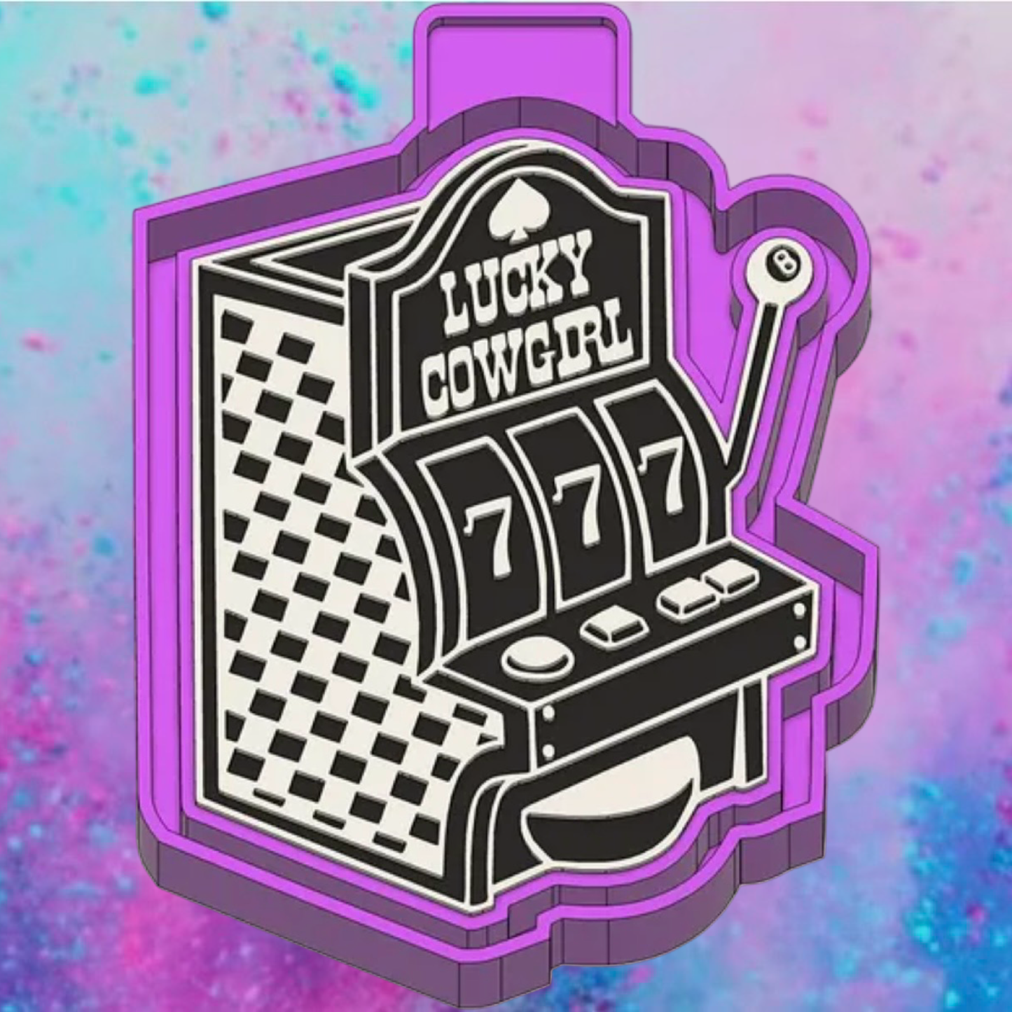 Slot machine car freshie mold.