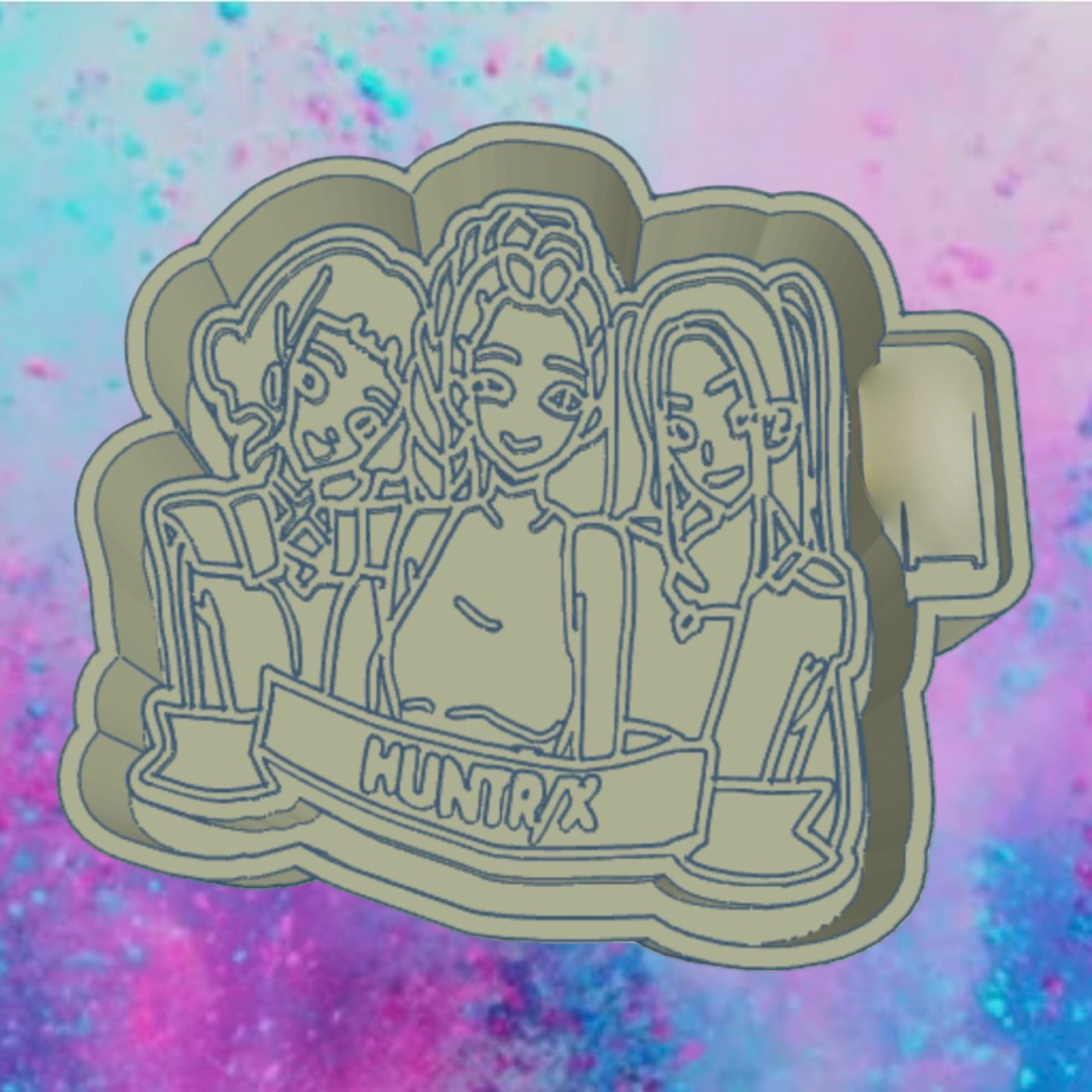 K pop hunter freshie mold