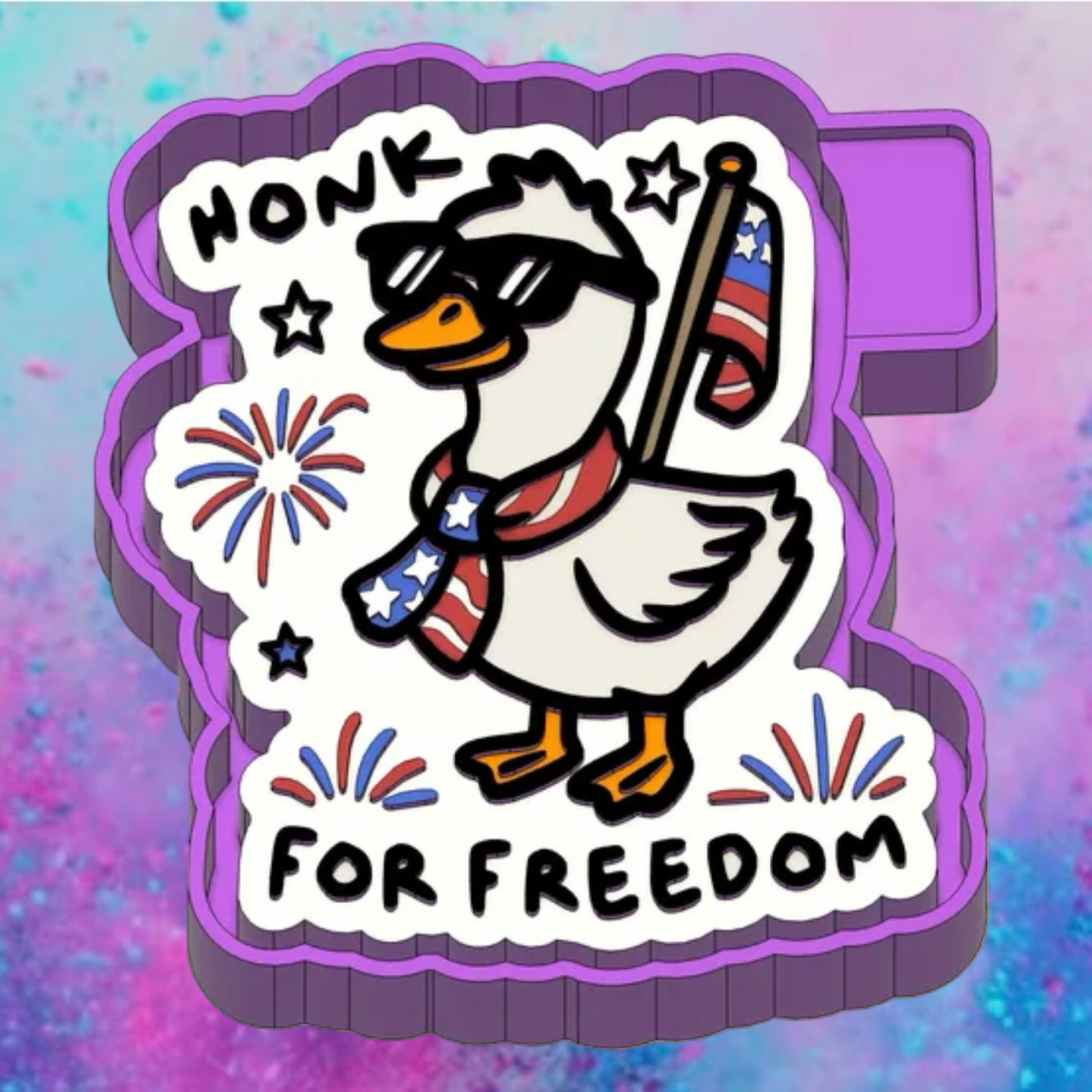 Honk for freedom freshie mold