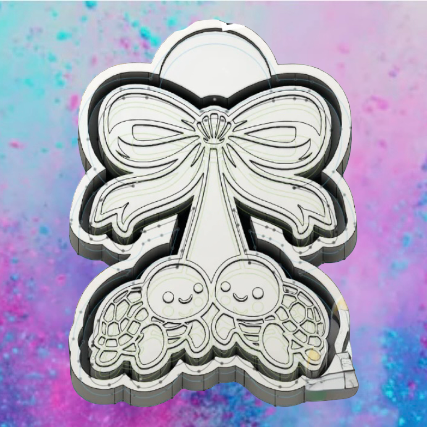 Tuttle tie freshie mold