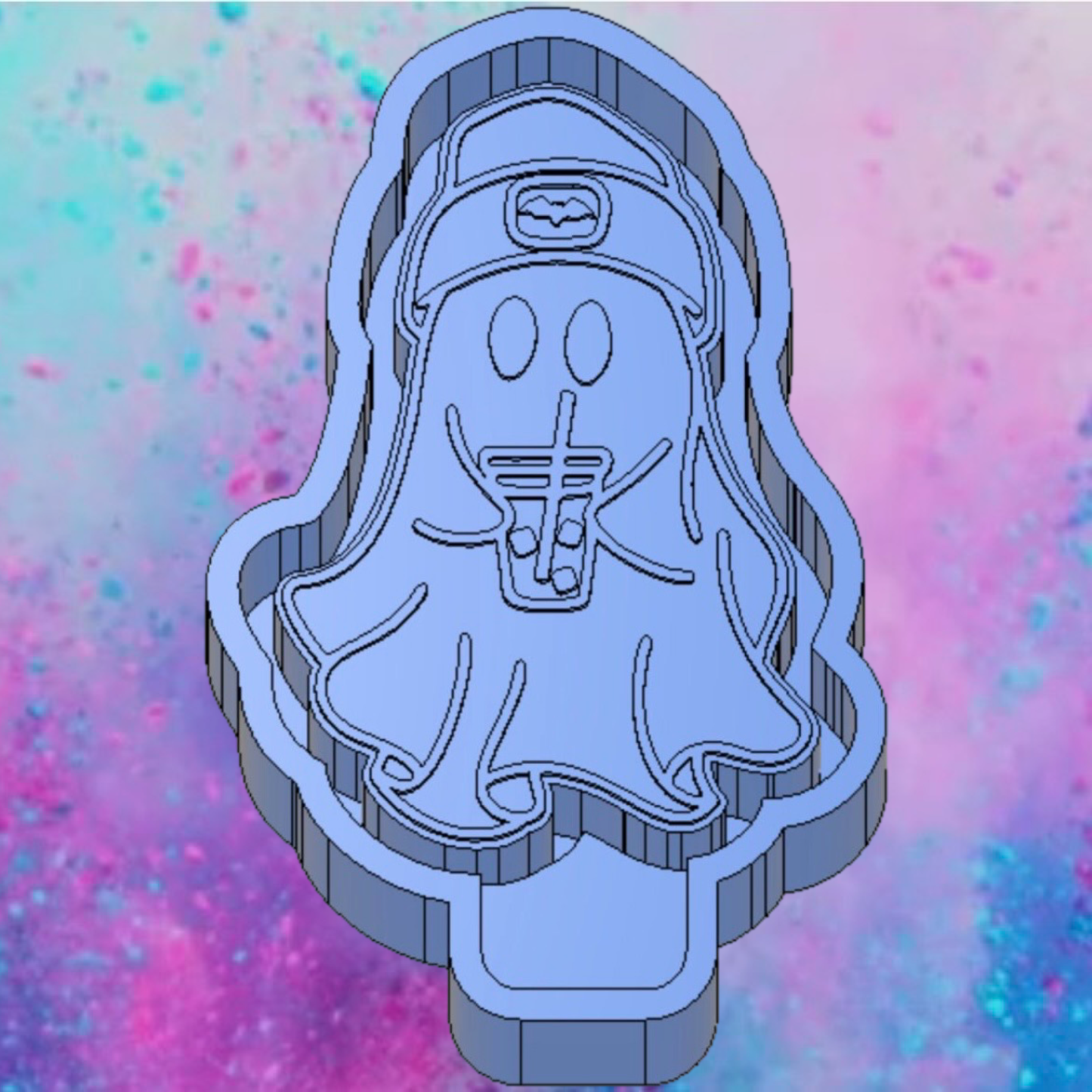Ghost coffee freshie mold