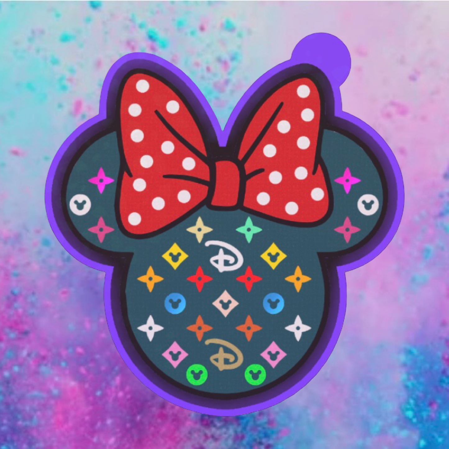 Minnie Mouse ears freshie mold