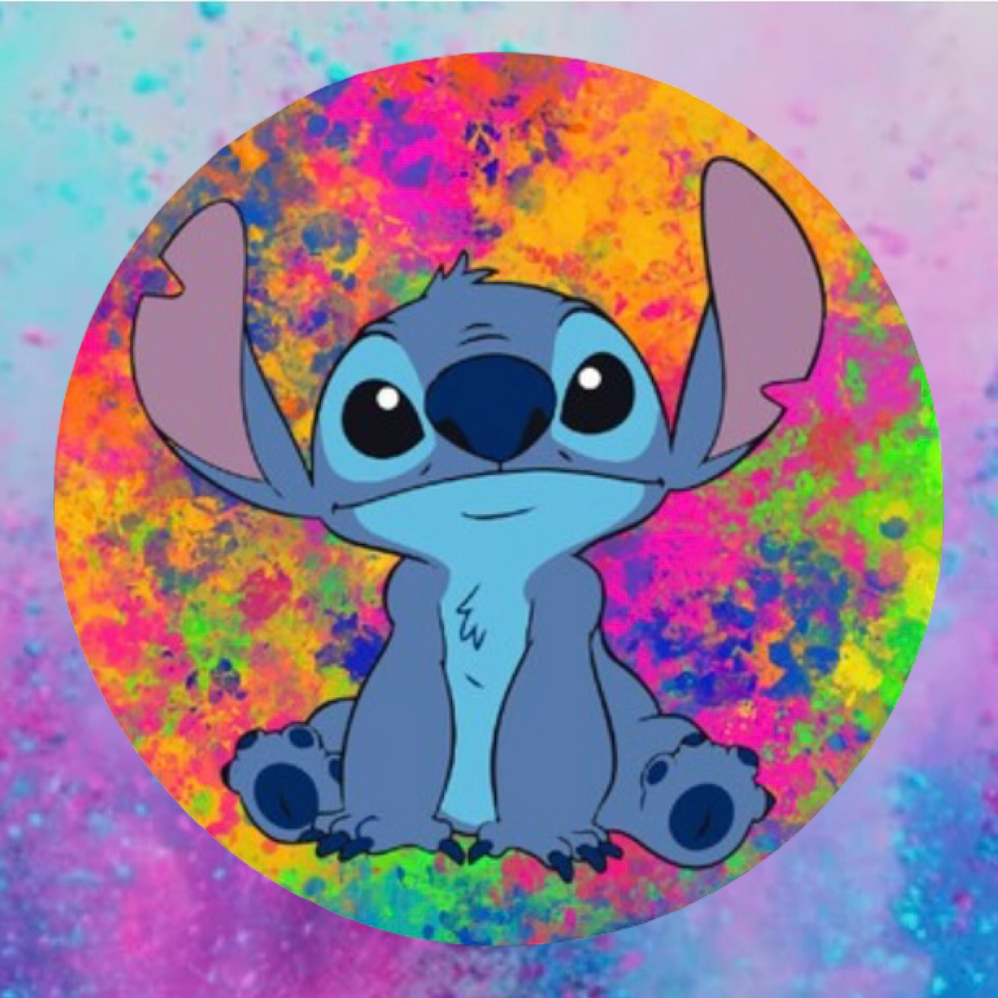 Stitch round cardstock