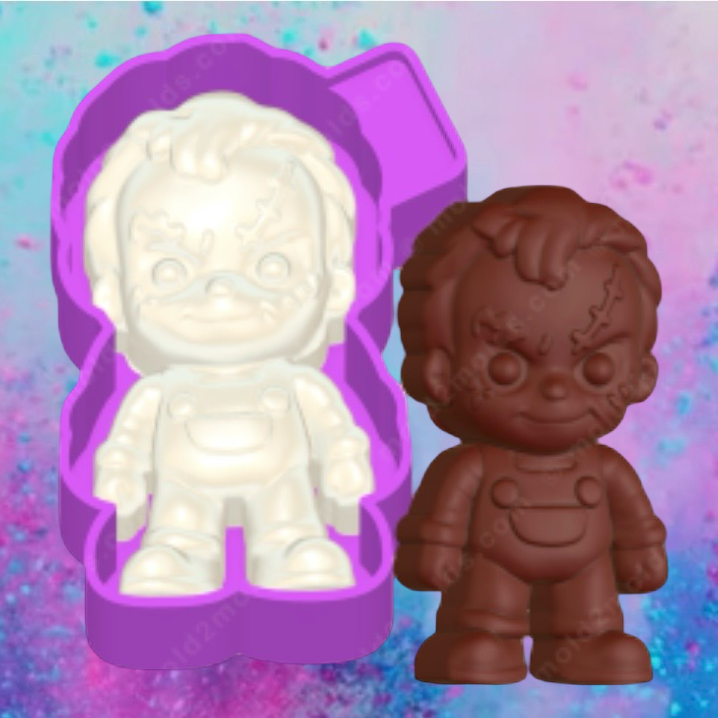 3D Chucky freshie molds.