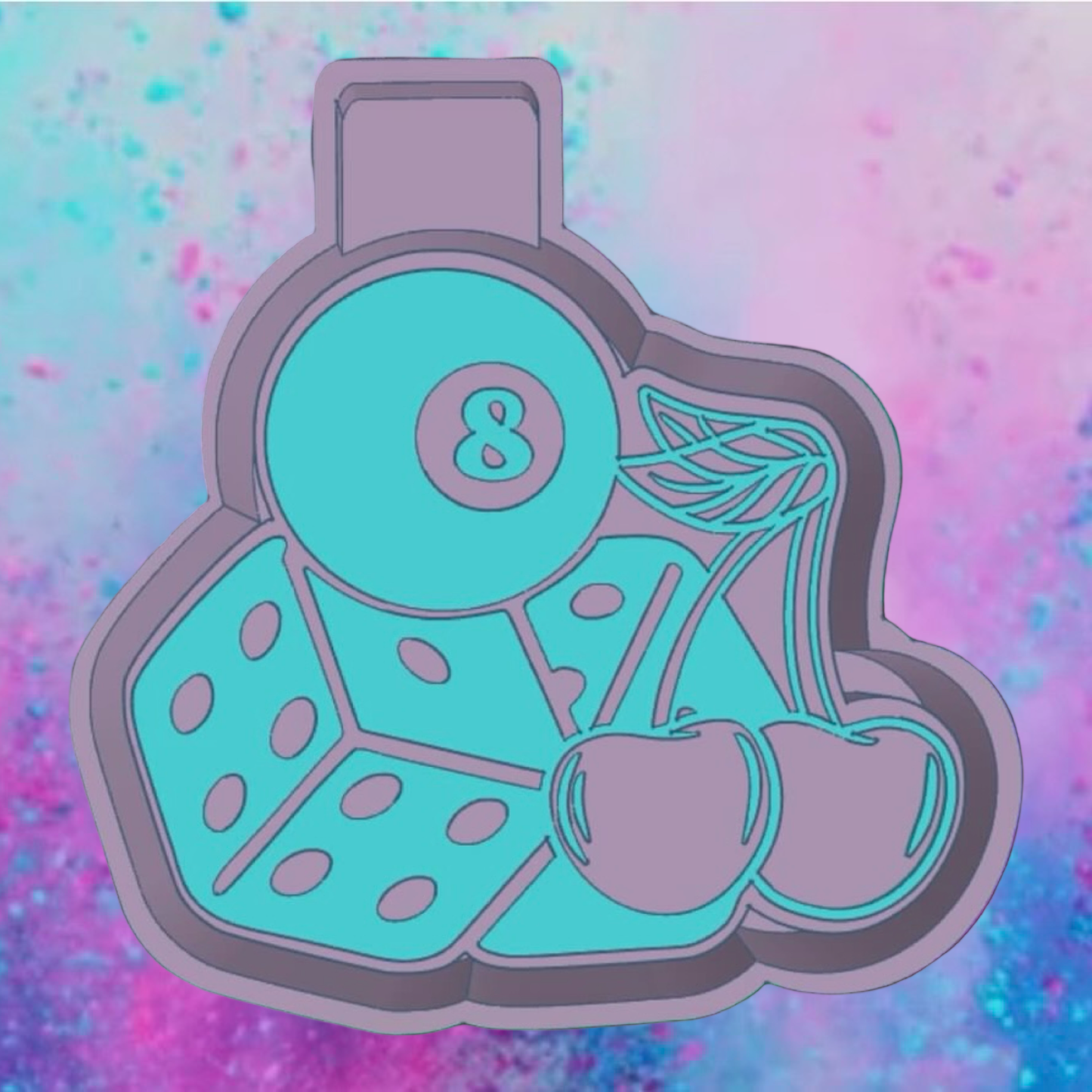 Rollin the dice freshie mold