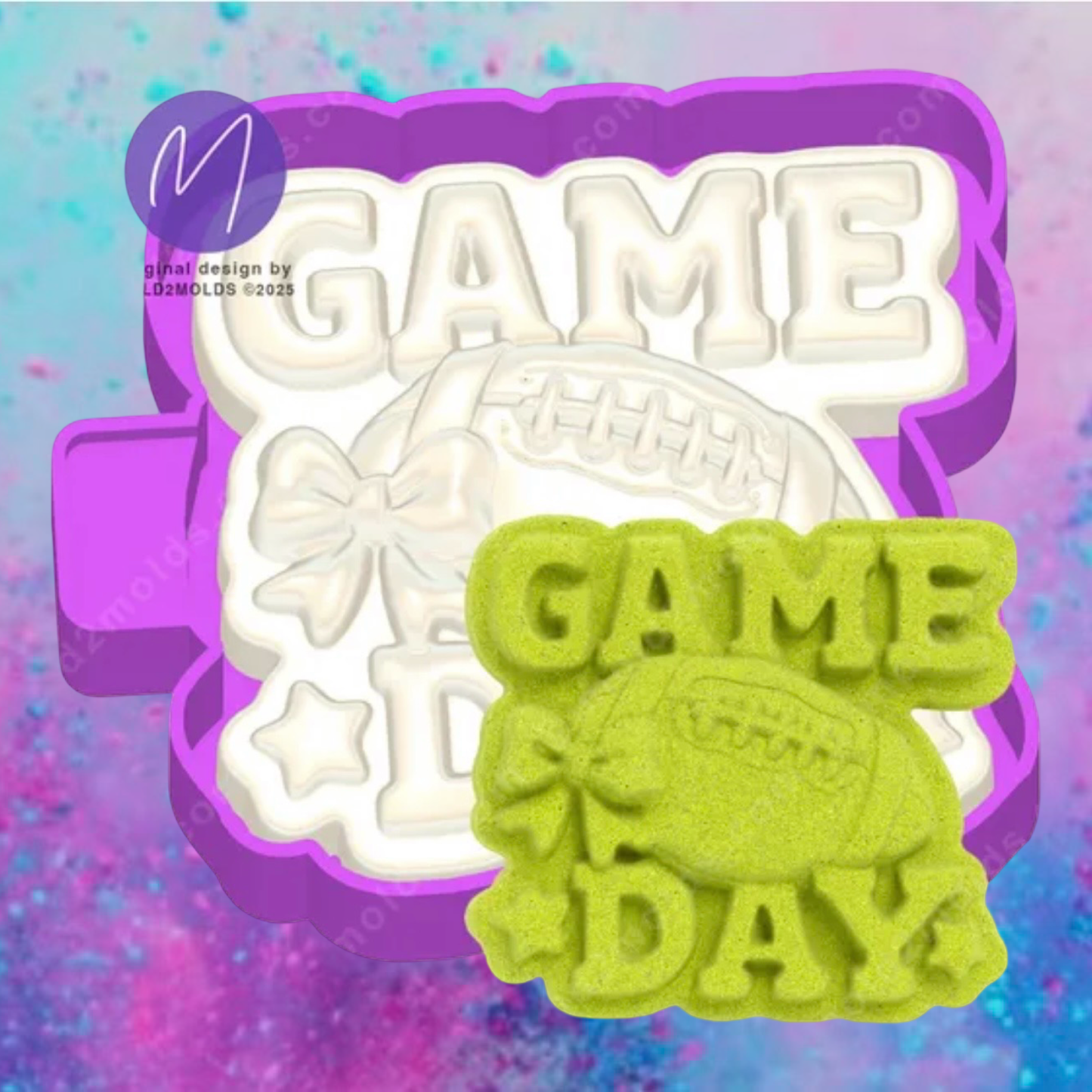3D Game Day freshie molds.