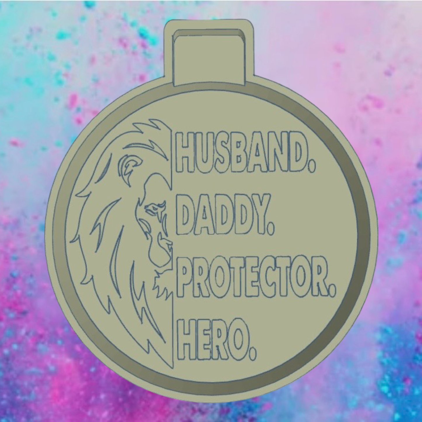 Husband , Daddy, protector, Hero freshie mold