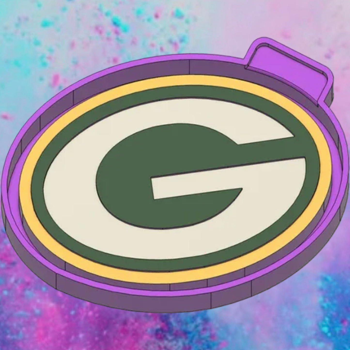Green Bay Packers freshie mold
