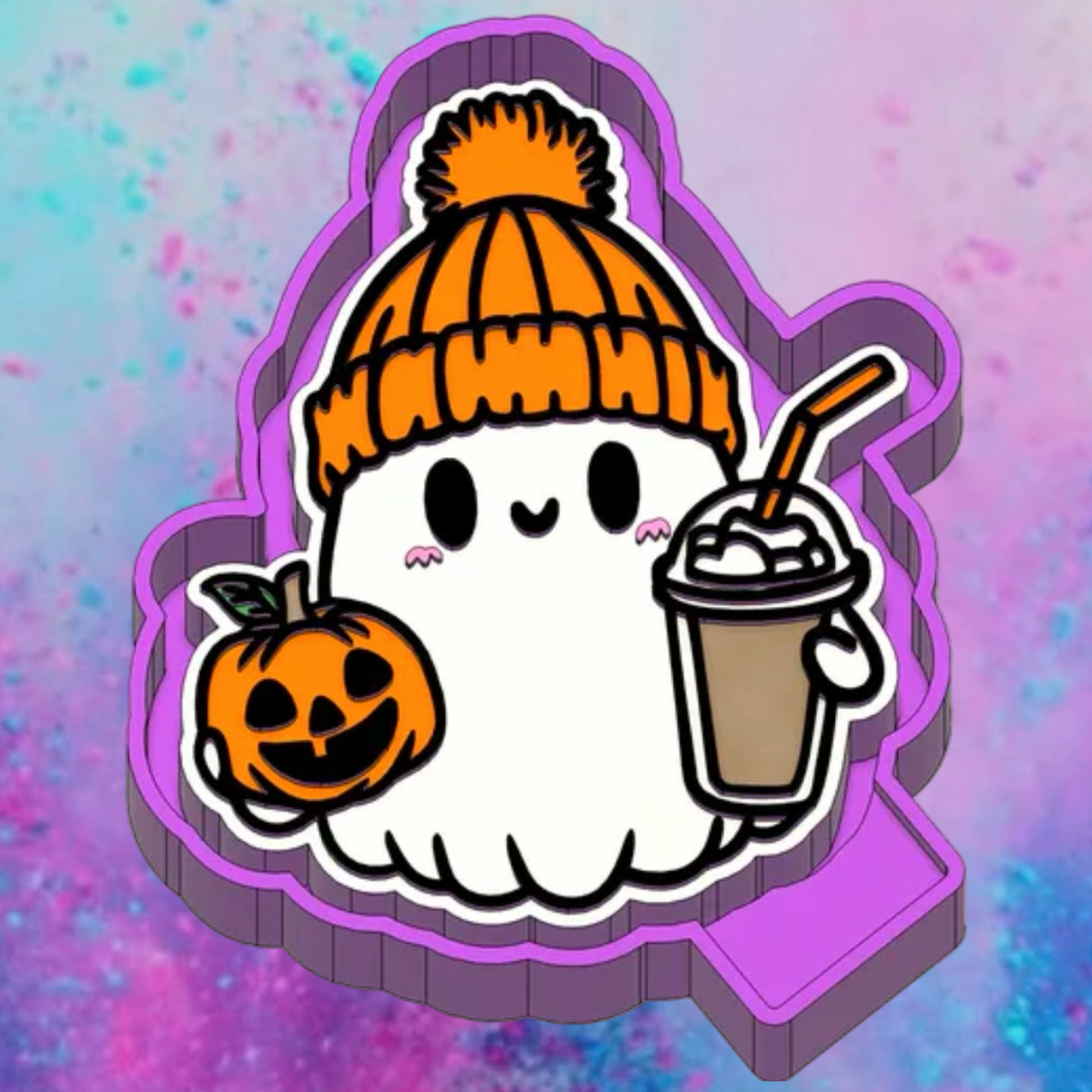 Bougie ghost freshie mold
