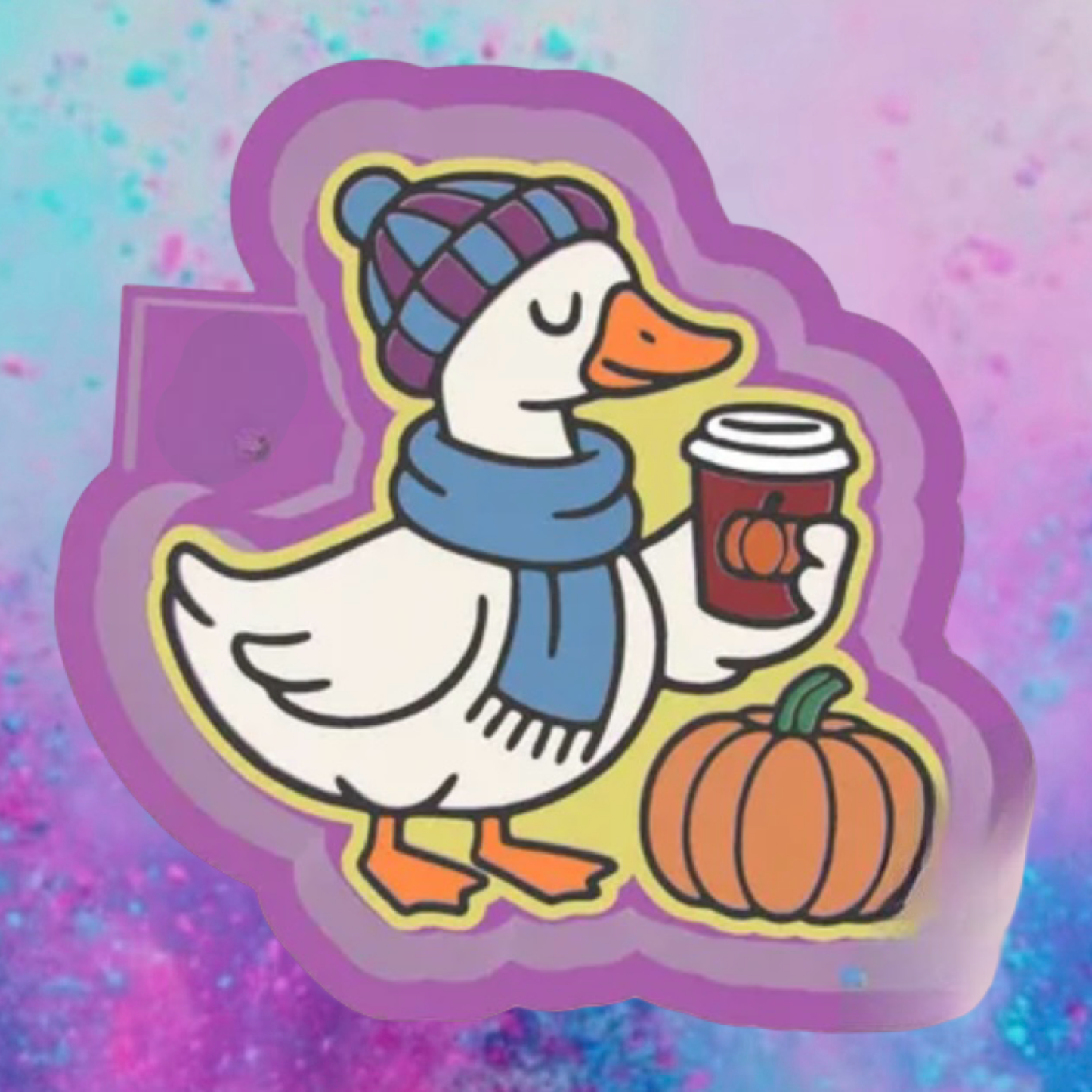 Fall goose freshie mold