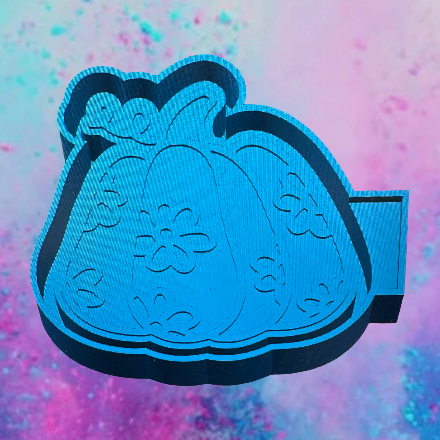 Floral pumpkin freshie mold
