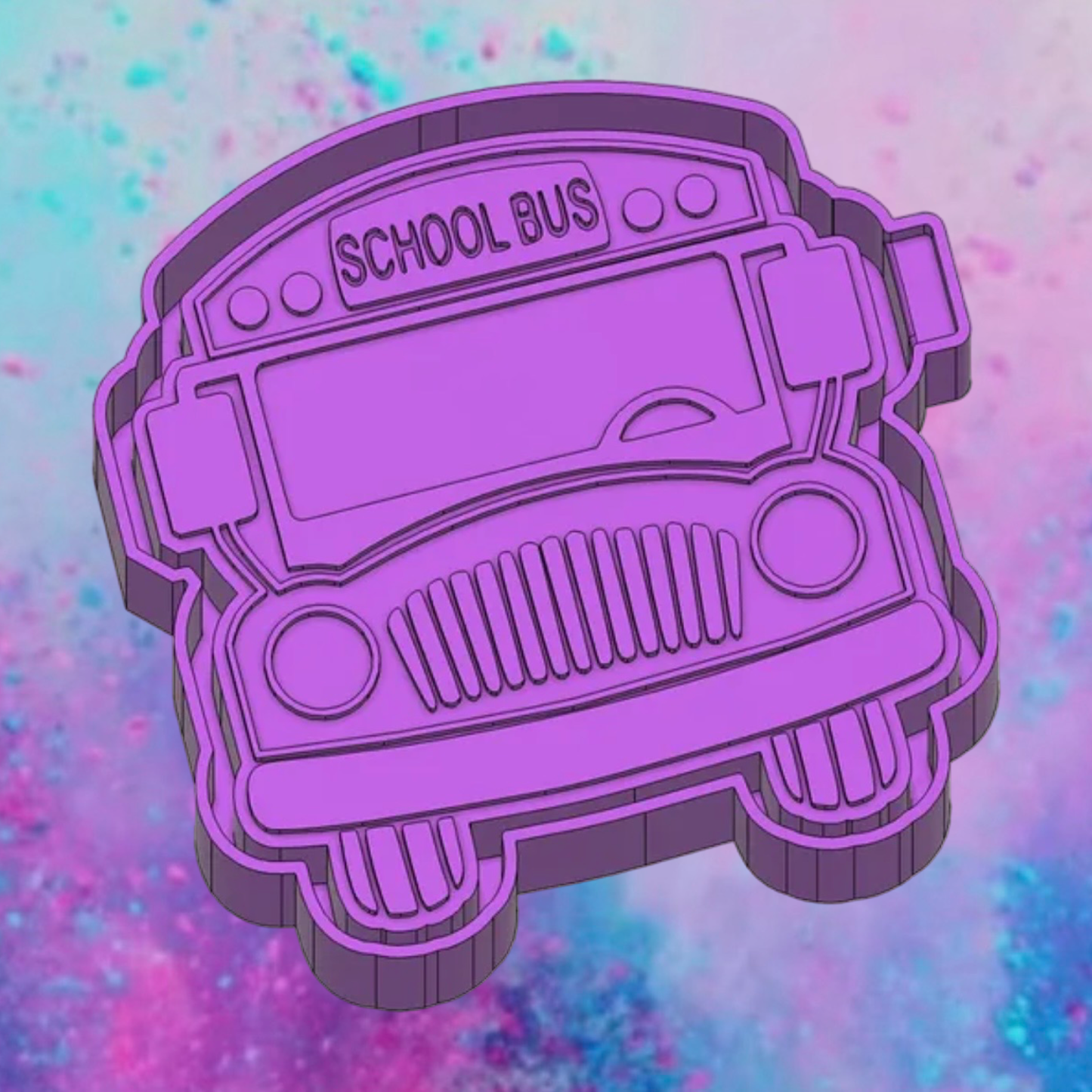 School bus freshie mold