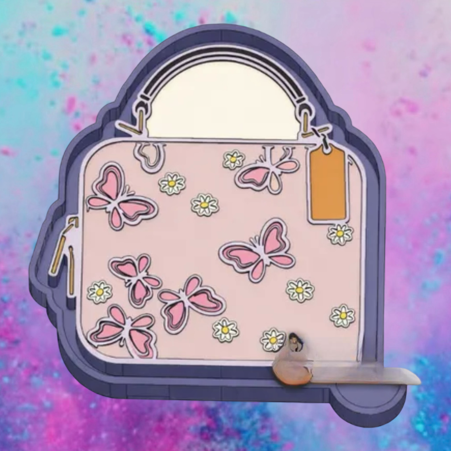 Butterfly purse freshie mold