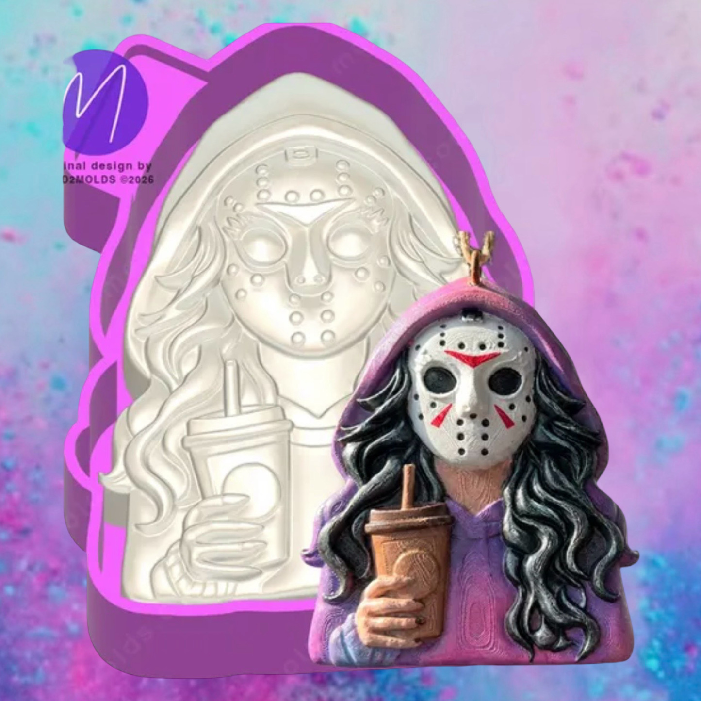 3D spooky Jason girl freshie molds.