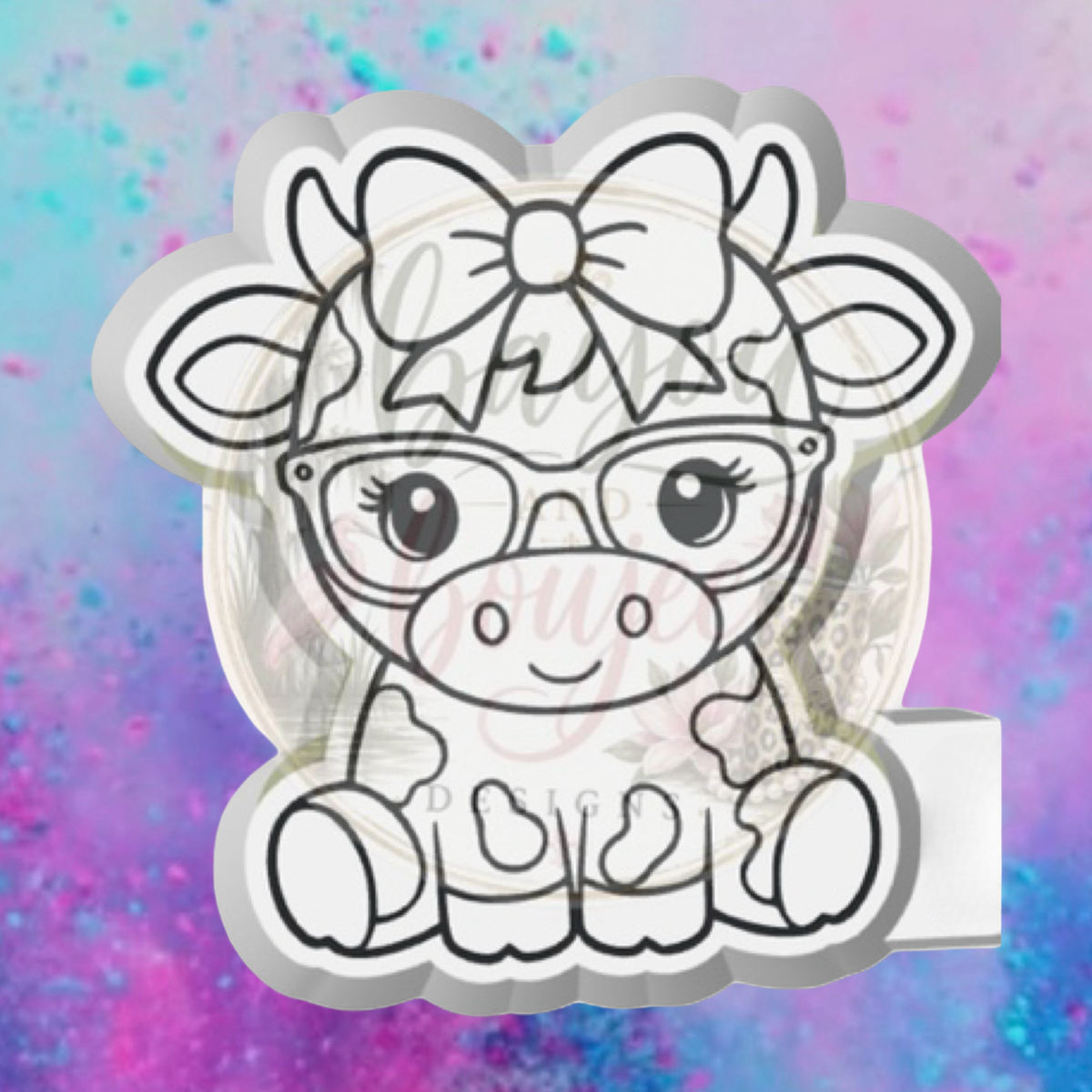 Calliope cow freshie mold