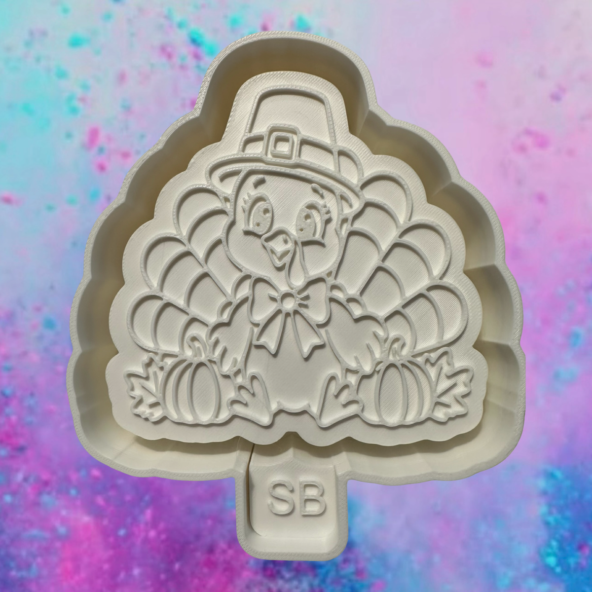 Fall turkey freshie mold