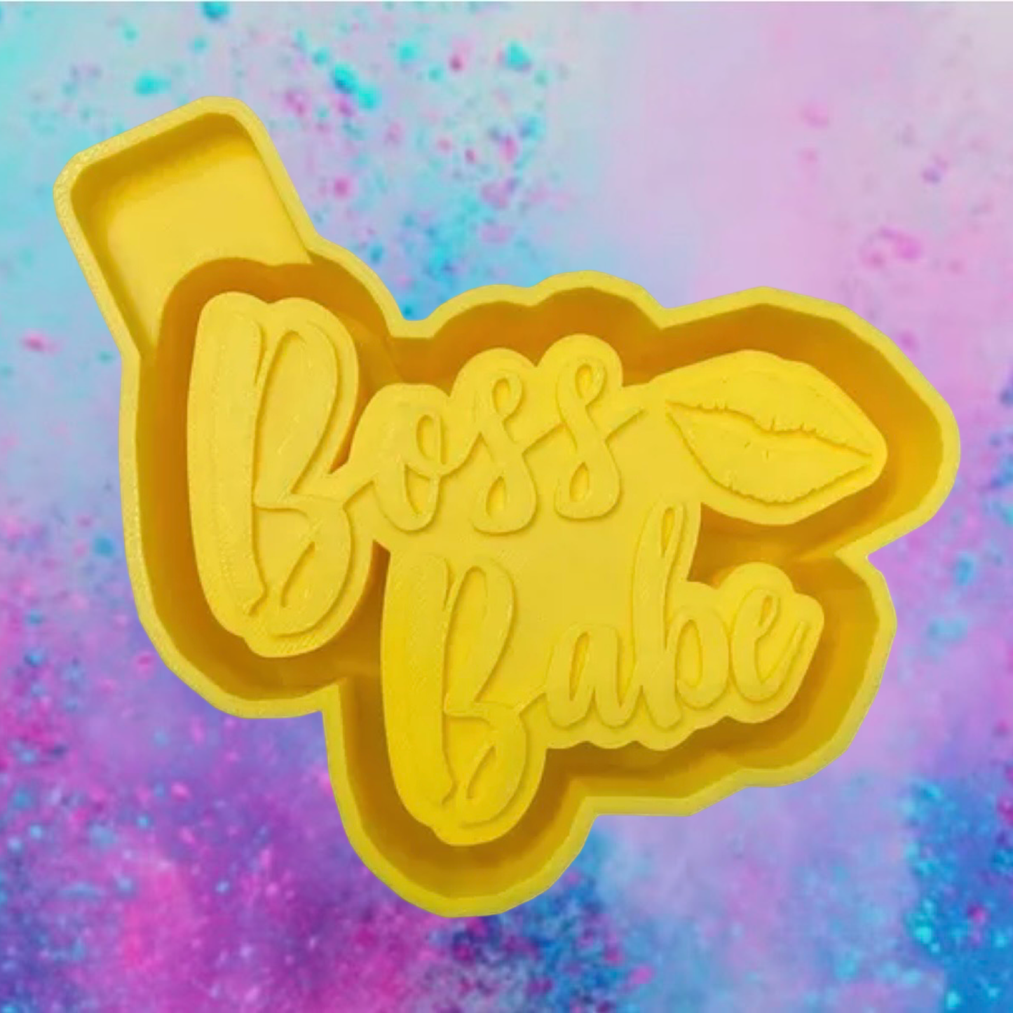 Boss Babe car freshie mold.