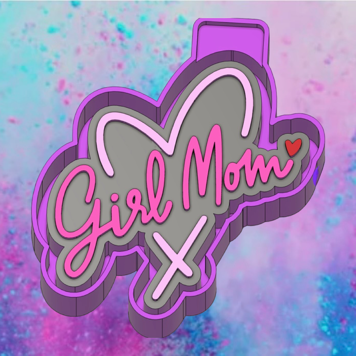 Girl Mom car freshie mold