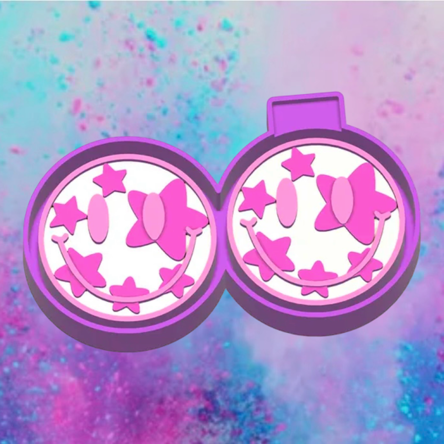 Star Smiley Face car freshie mold.
