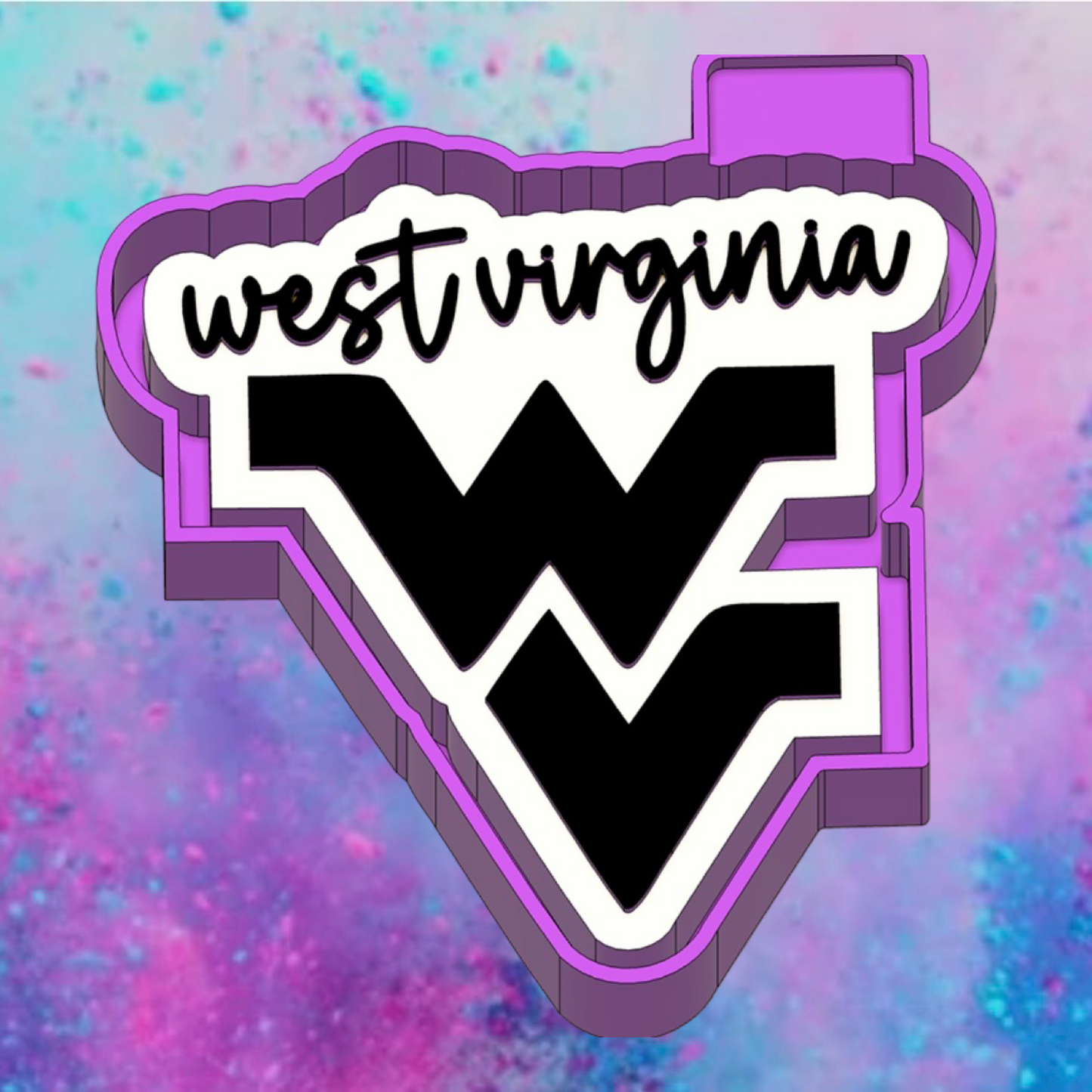 West Virginia car freshie mold.