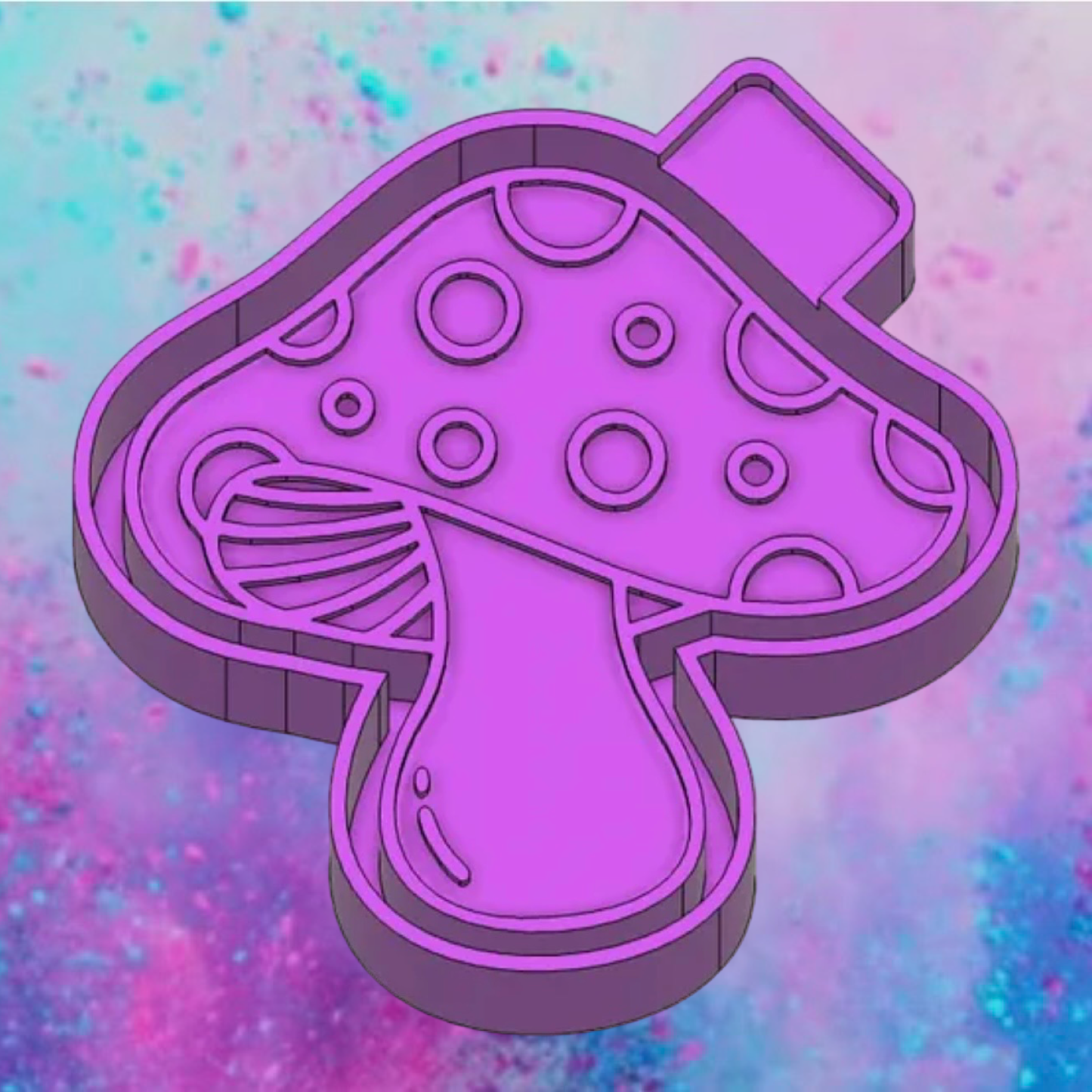 Mushroom car freshie mold.