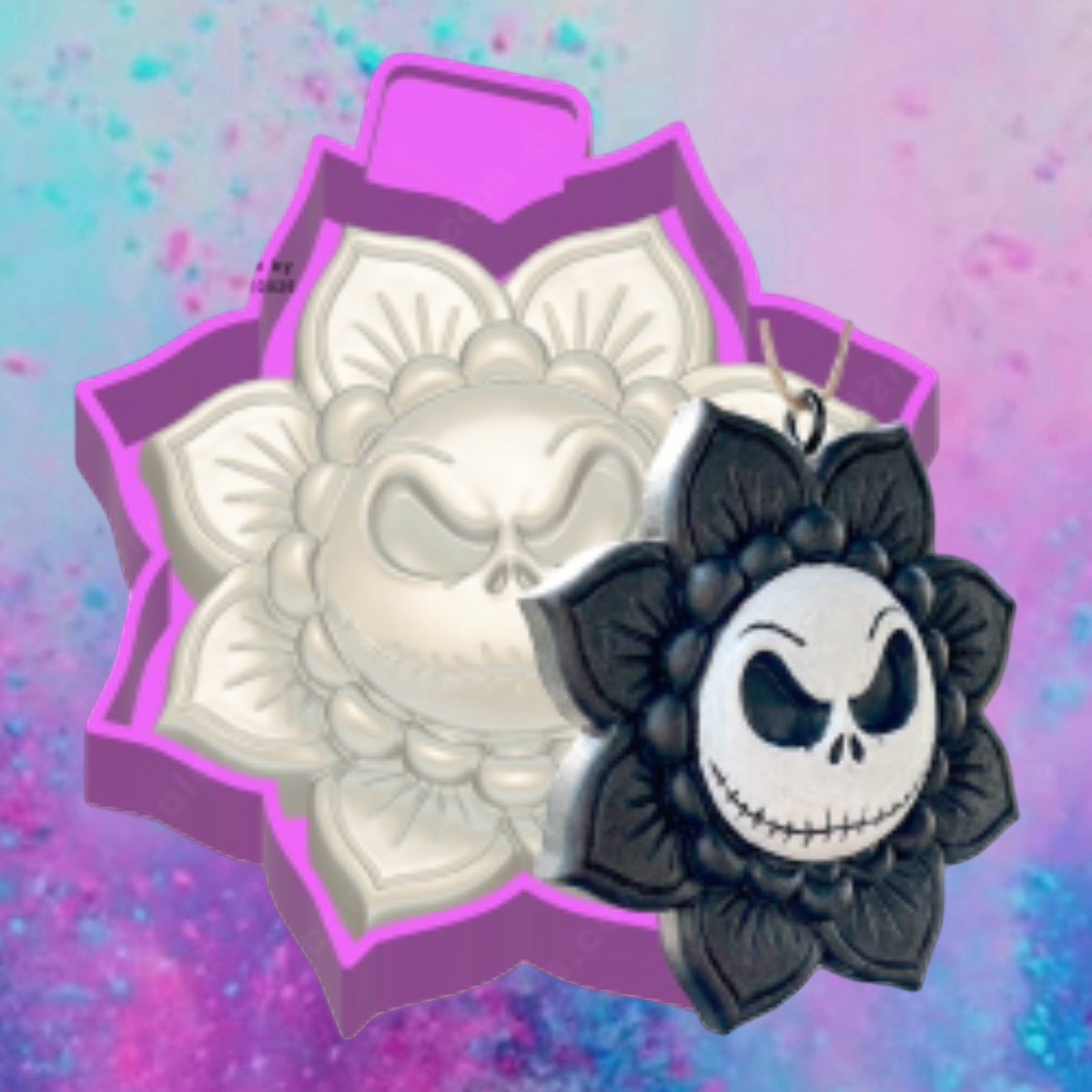 3D floral Jack freshie molds.