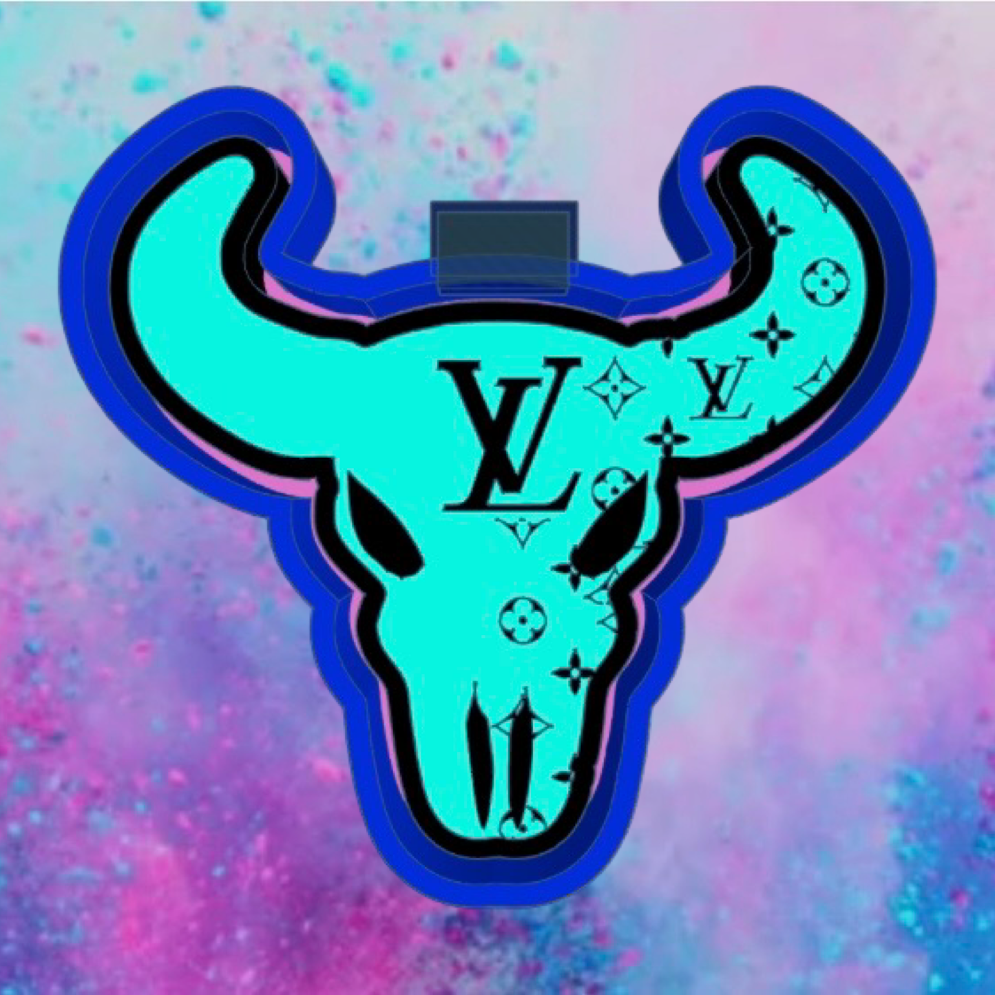 LV bullhead car freshie mold.