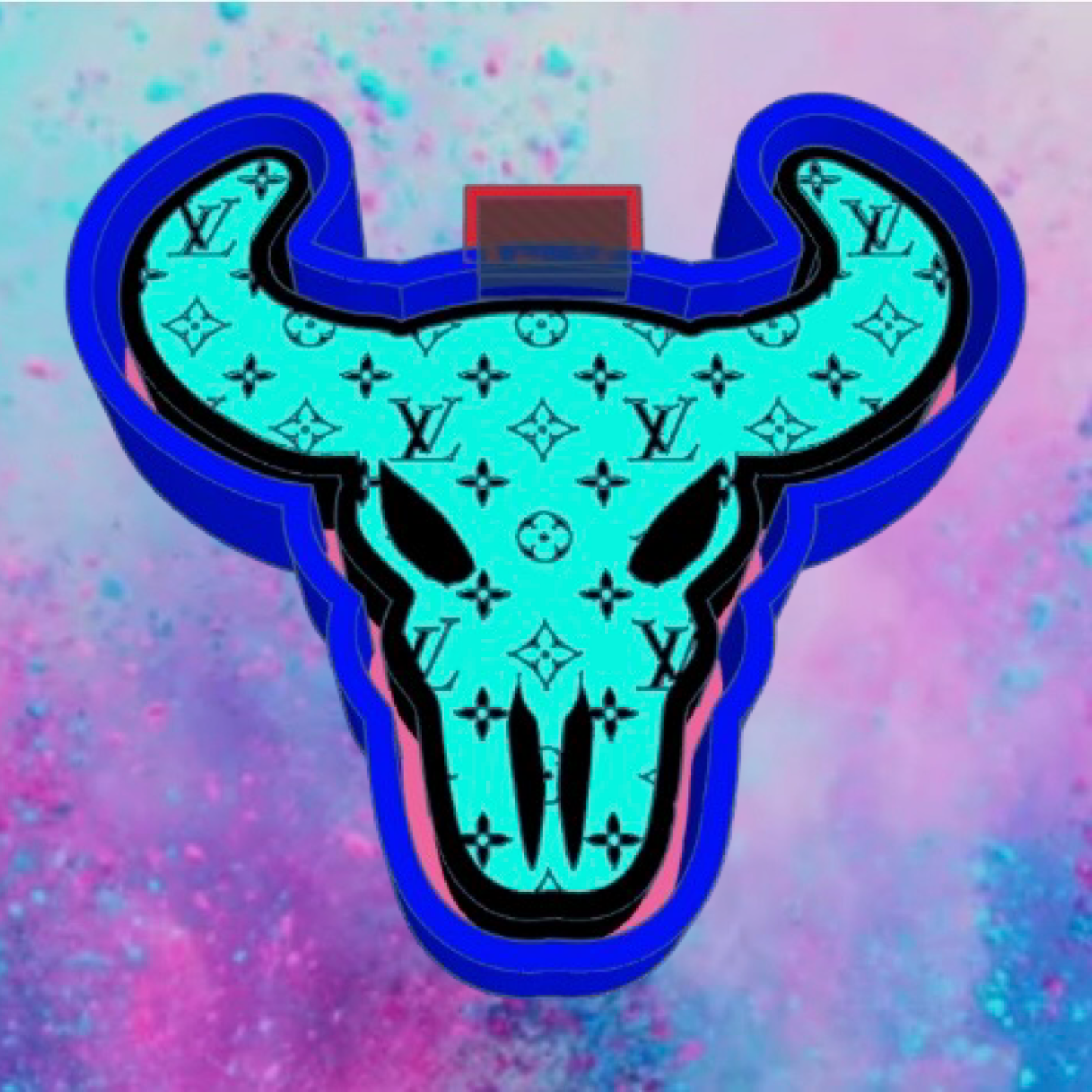 LV Bullhead car freshie mold.