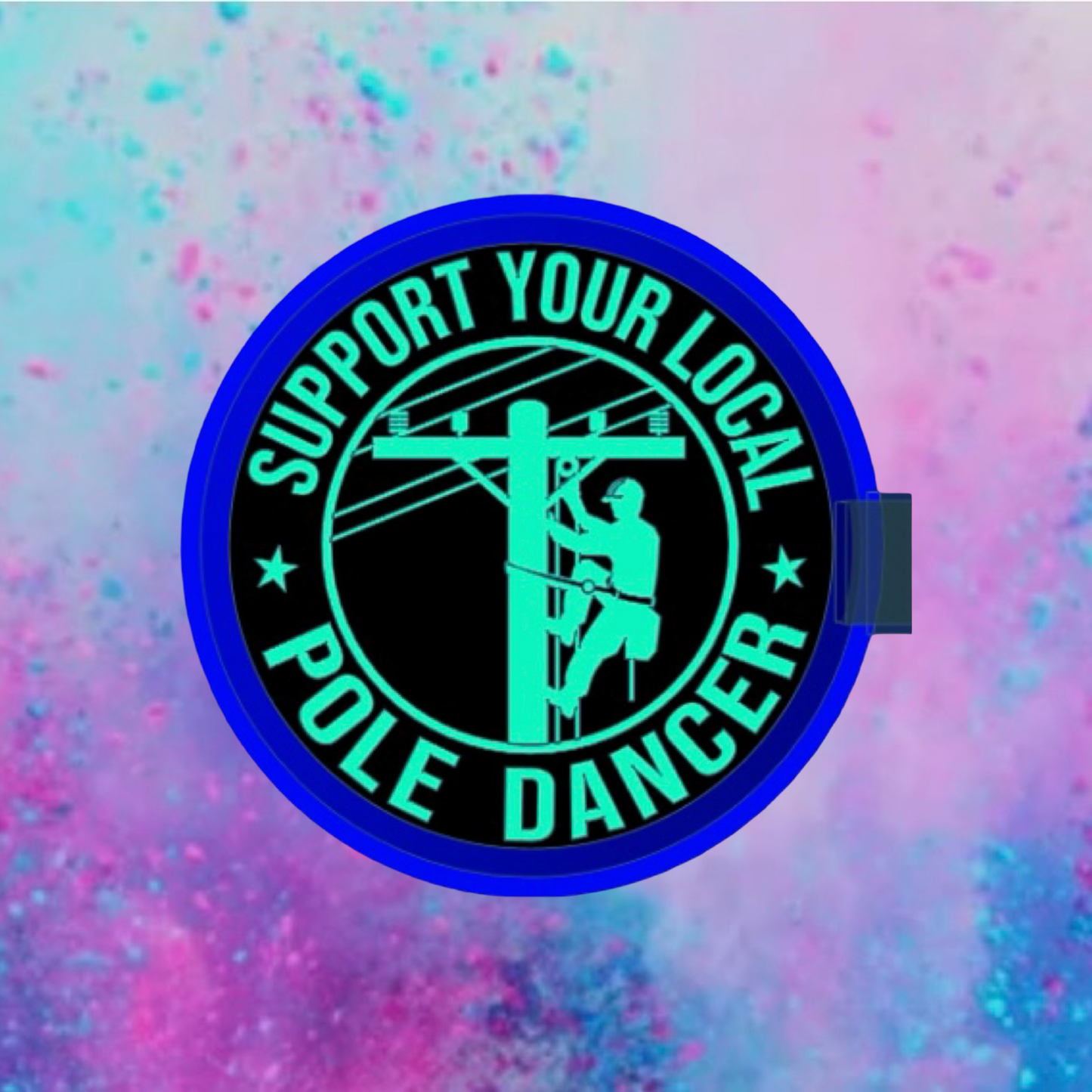 Pole dancer car freshie mold.