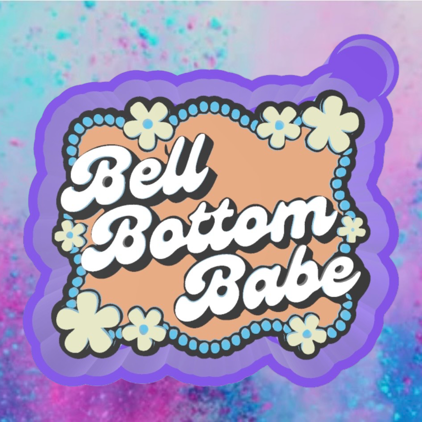 Bell bottom Babe car freshie mold b
