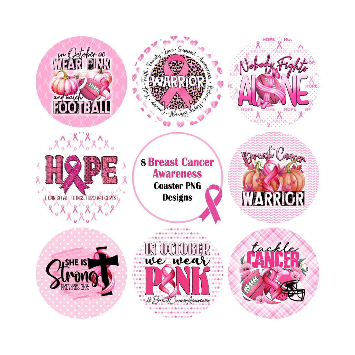 Breast Cancer Awareness cardstock
